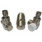 Комплект термостатический SCHLOSSER Exclusive 6017, осевой левый сталь, для медной трубы GZ 1/2 х 15х1, арт. 601700112