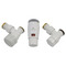 Комплект термостатический SCHLOSSER Elegant Mini GZ 1/2 х М22х1,5 белый (угловой), арт. 603400041