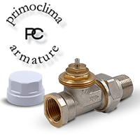 Термостатические и запорные клапаны Primoclima Armature